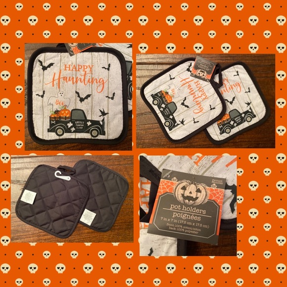 Halloween Ghost Kitchen Towels, Ghost Tinsel Decor & Ghost Tier Tray Decor Set - Picture 7 of 14